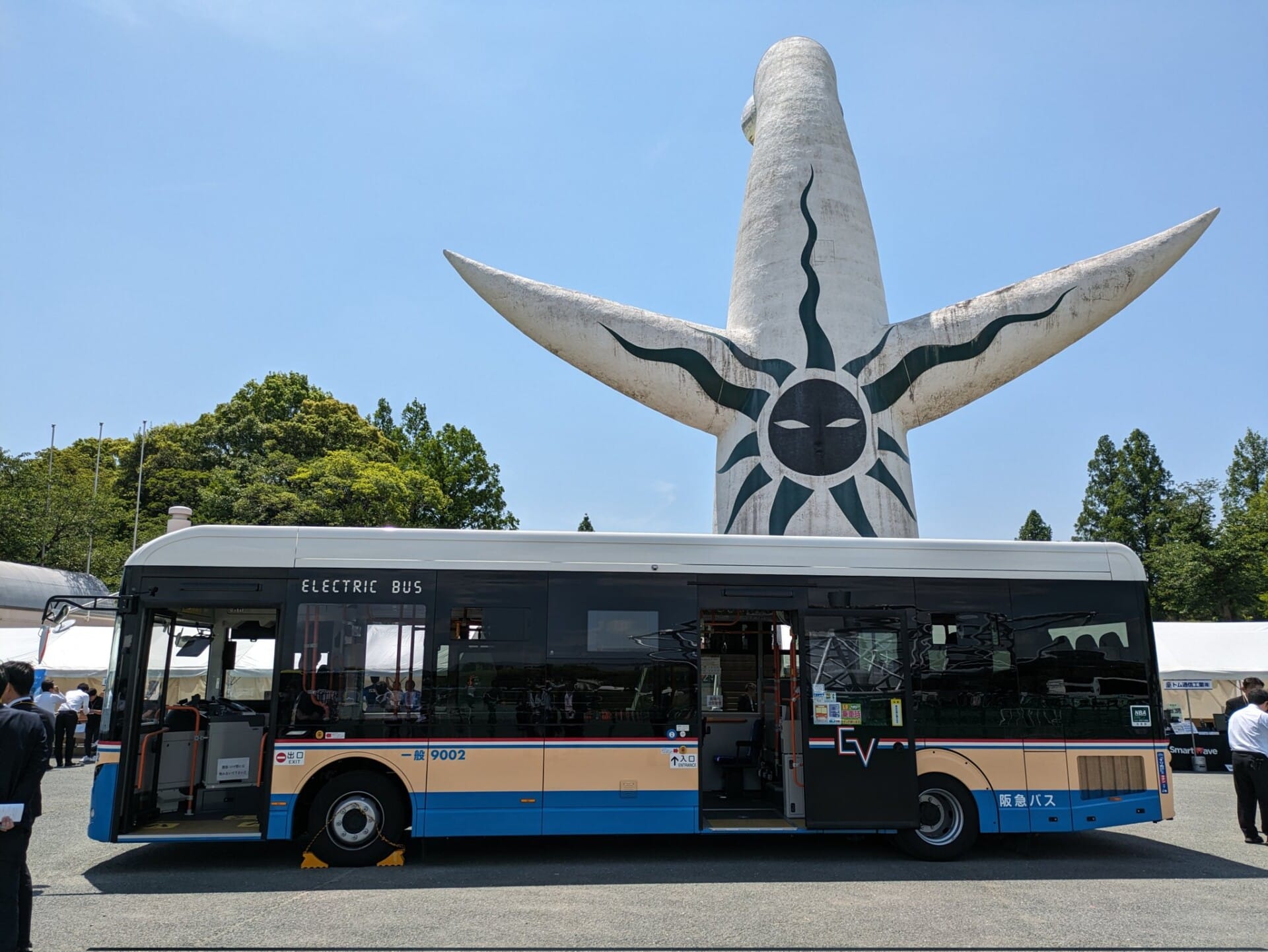 EV Motors Japan 10.5 meter electric bus with Ventura door systems